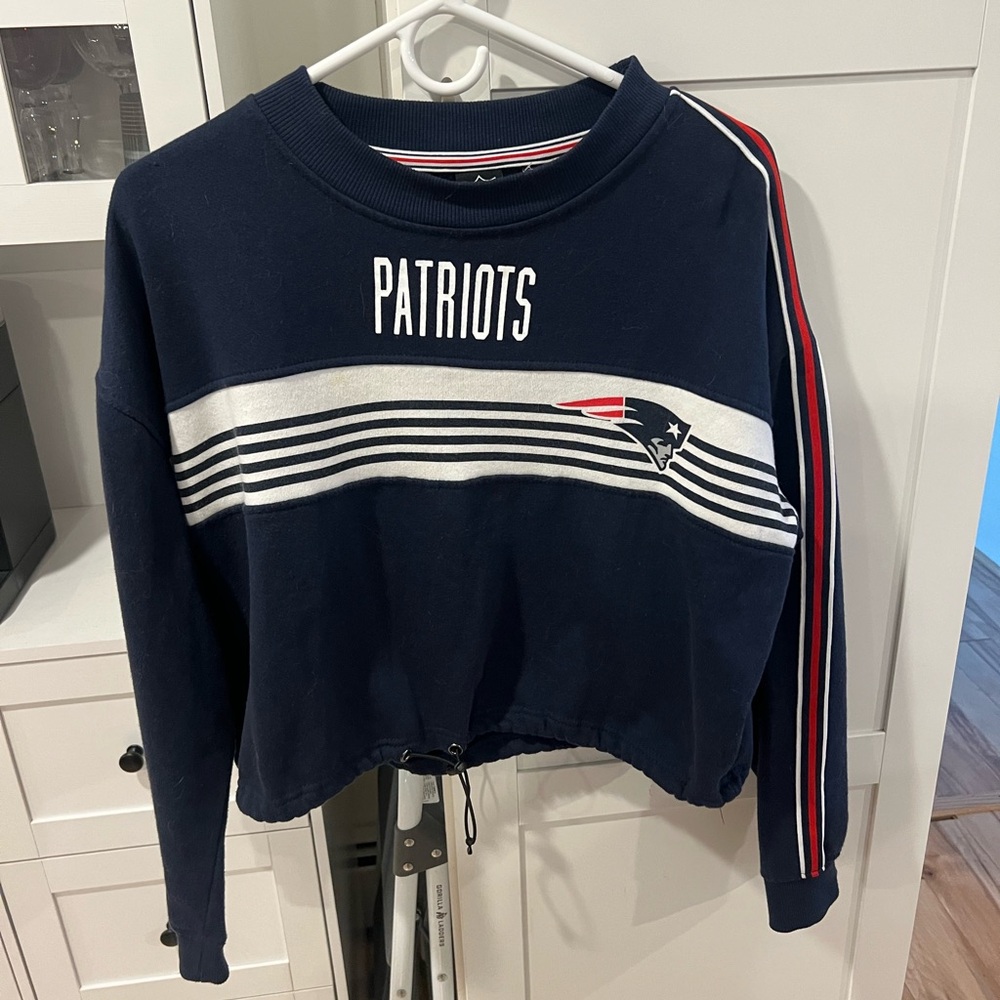 NFL Navy Blue Patriots Sweatshirt